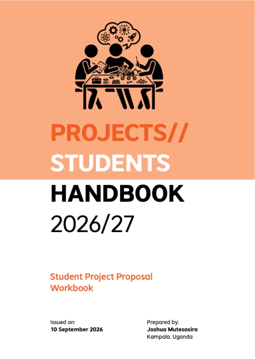 Cover of the Jdiobe STEM Foundation Students Handbook 2026/27